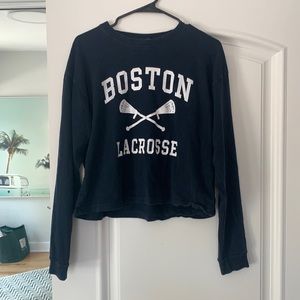Brandy Melville Long Sleeve Boston Lacrosse Shirt